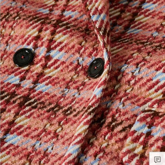 Mango Checked tweed coat size XS NWT - Picture 6 of 15